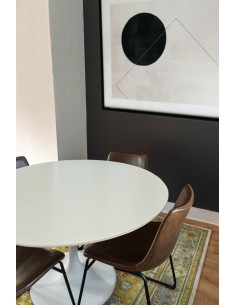 Table Saarinen 244 cm ovale laminé