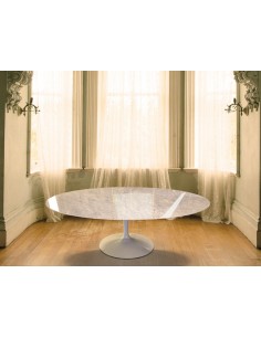 Table Saarinen 199 cm ovale marbre made in Italy