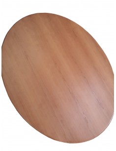Table Saarinen 120 cm bois ronde tulipe