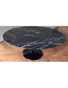 Saarinen oval 244 cm marble tulip table made in ItalySaarinen oval 244 cm marble tulip table made in Italy