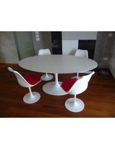Table Saarinen 165 cm ovale laminé