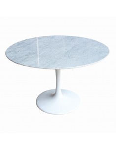 Table Saarinen 107 cm marbre ronde