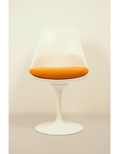 Chaise tulipe Saarinen Fibre de verre blanc