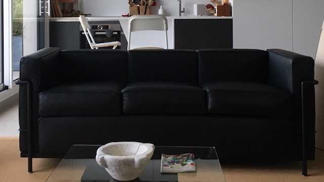 corbusier sofa lc2 black frame